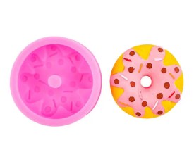 Molde silicona dona decorada individual 